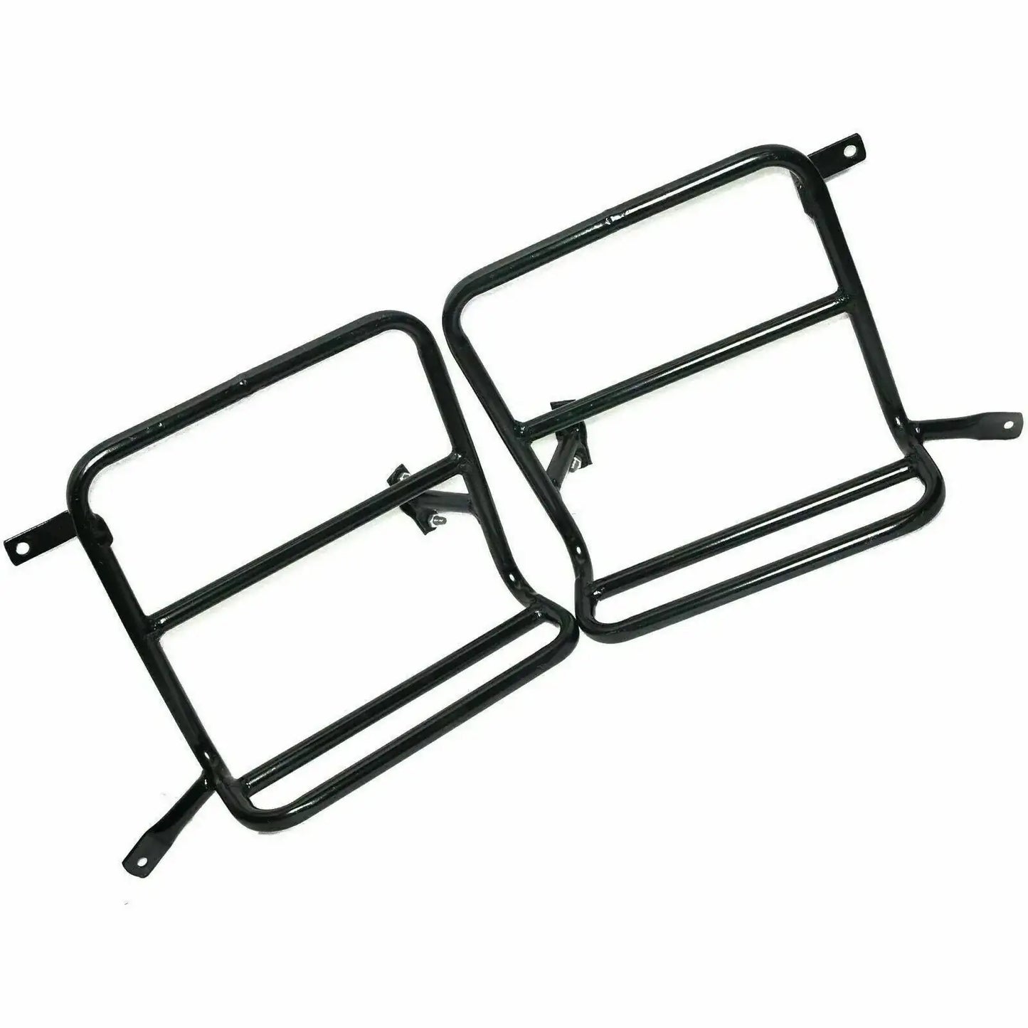 Military Pannier Fitting Frame Set Black FOR Royal Enfield Classic 500cc - StellerGear