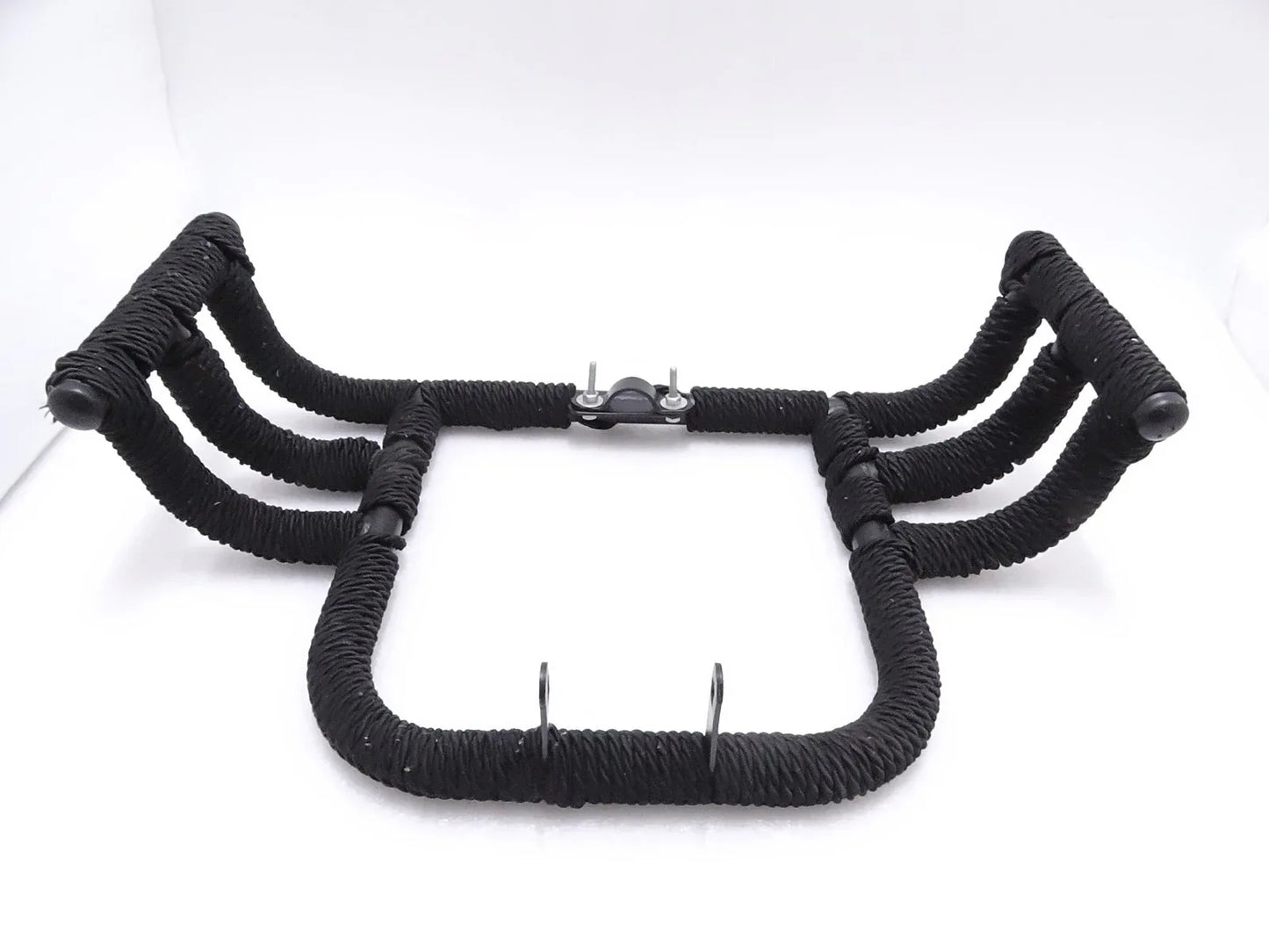 ROYAL ENFIELD AIRFLY FRONT LEG GUARD WRAPPED WITH BLACK ROPE - StellerGear