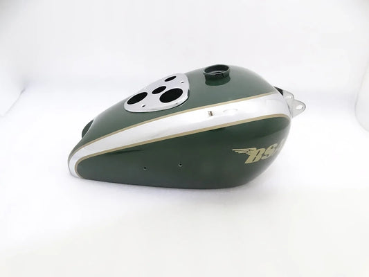 BSA M20 CIVIL MODEL WITH INSTRUMENTAL PANEL GREEN PAINTED CHROME FUEL TANK - StellerGear