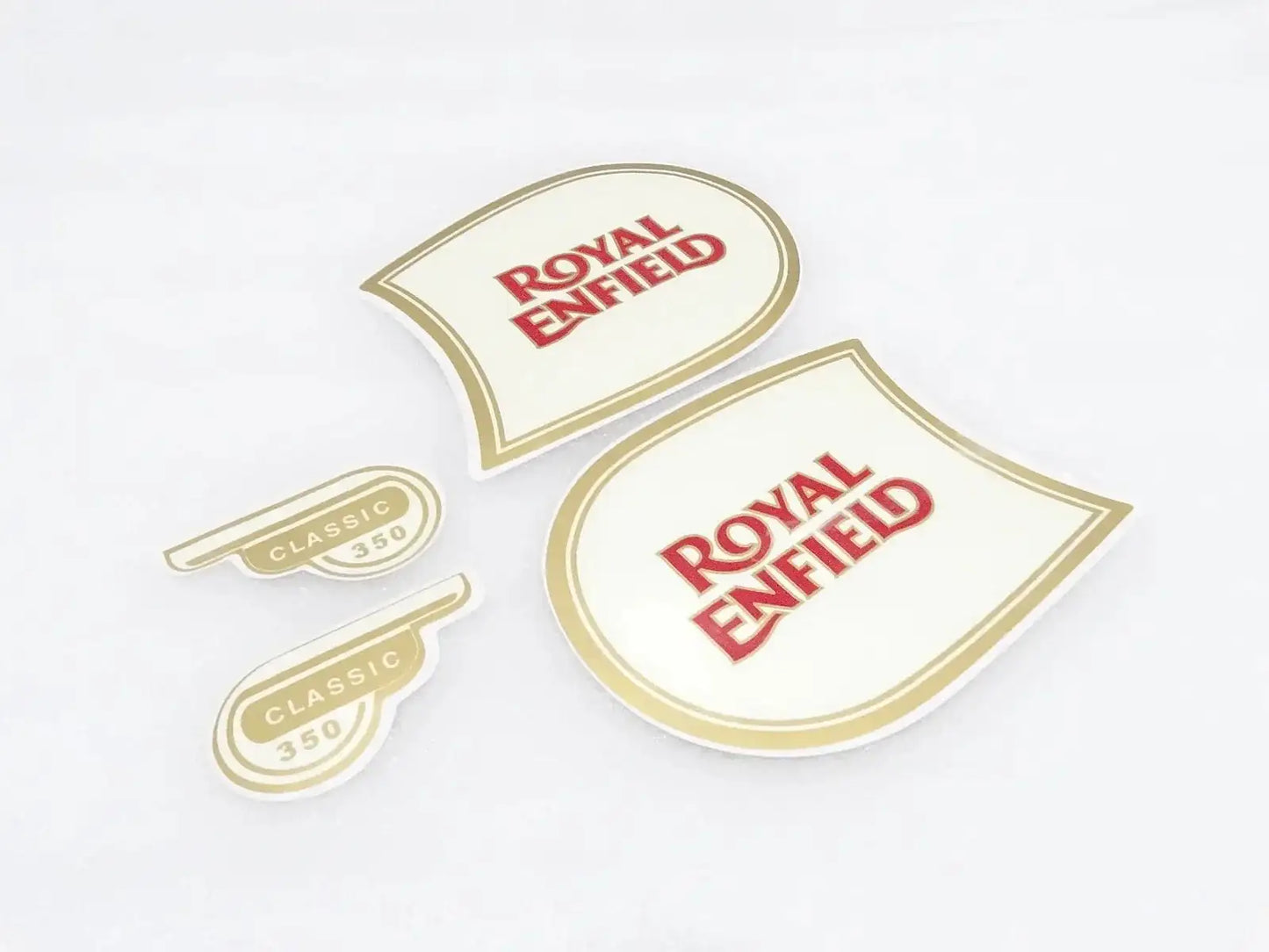 ROYAL ENFIELD CLASSIC 350 FUEL TANK AND TOOL BOX STICKER SET - StellerGear