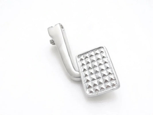 Polished Alloy Brake Pedal+Pedal Floor Suitable for Vespa Vbb/Chetak - StellerGear