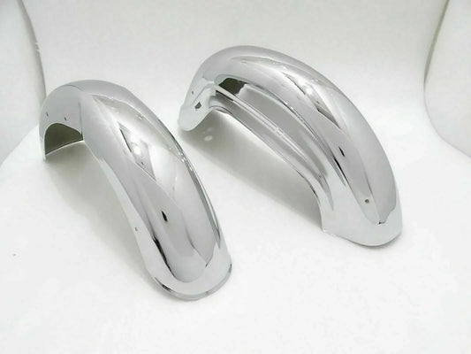 Chromed Mudguards Fenders front & Rear set Royal Enfield Bullet 350cc - StellerGear