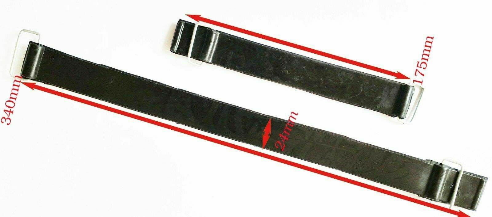 Battery Holder Strap Rubber Fits Royal Enfield Motorcycle 340mm 175mm - StellerGear