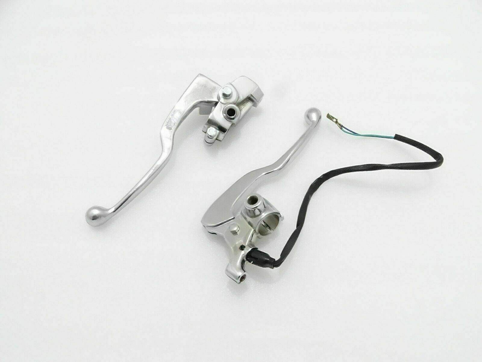 Chrome Brake And Clutch Lever Assy Long Fits Royal Enfield - StellerGear