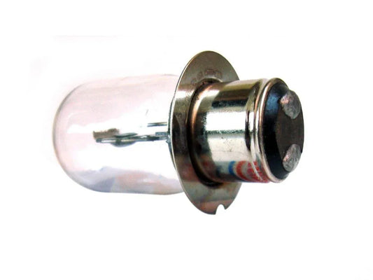 12V -50/40W 2 BPF Headlamp Bulb with Shield (142759) For Vintage Bikes - StellerGear