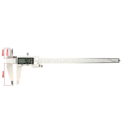 Digital Caliper, Stainless Steel, 12 inch/300mm, Inch - StellerGear