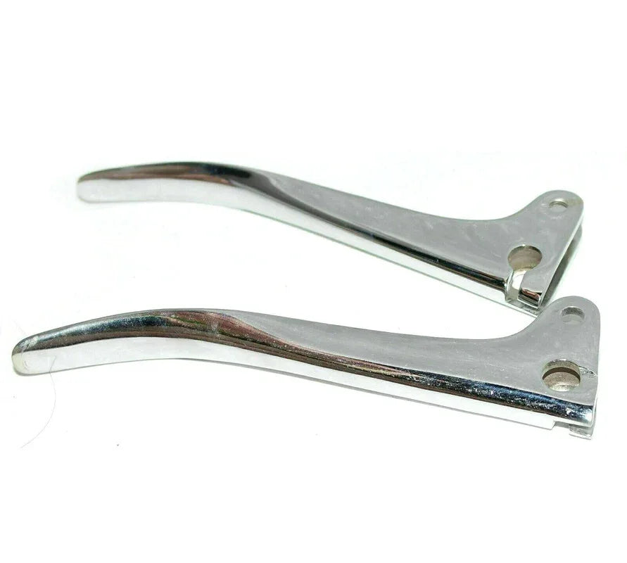 Brake & Clutch Lever Chrome Plated Steel Royal Enfield Old Model - StellerGear
