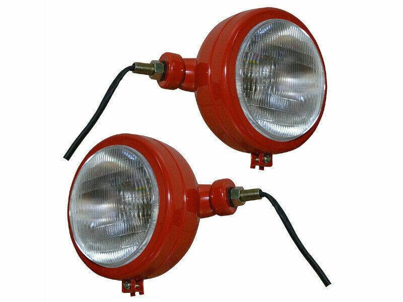 Massey Ferguson Headlight Set Head Lamp Light Red 35 65 765 David Brown Tractor - StellerGear