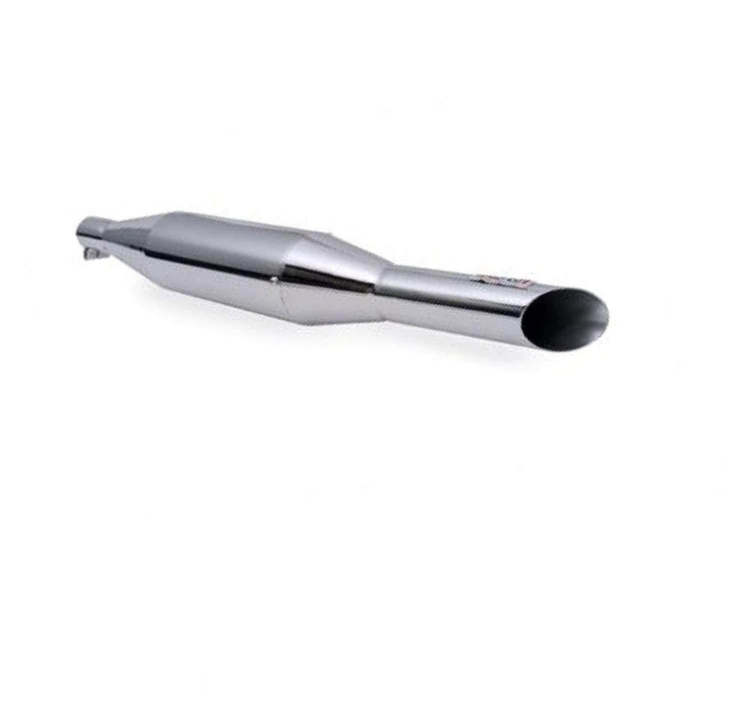 Fits Royal Enfield Red Rooster Performance Polished Silencer for Classic 350/500 - StellerGear