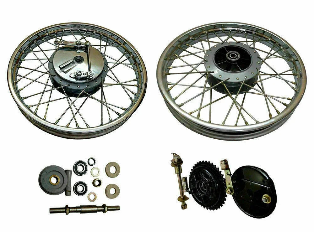 FOR ENFIELD ELECTRA 350 500CC DLX 19" FRONT & REAR WHEEL RIM - StellerGear