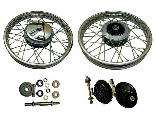 FOR ENFIELD ELECTRA 350 500CC DLX 19" FRONT & REAR WHEEL RIM - StellerGear