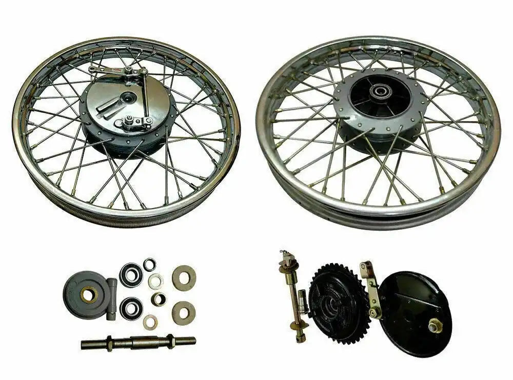 FOR ENFIELD ELECTRA 350 500CC DLX 19" FRONT & REAR WHEEL RIM - StellerGear