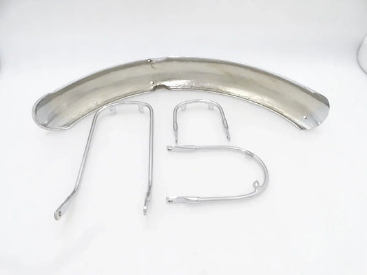 TRIUMPH T-140 BONNEVILLE FRONT CHROME MUDGUARD WITH STAYS - StellerGear