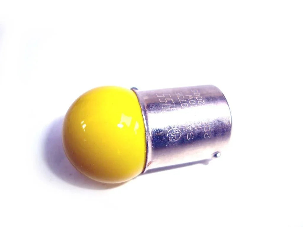 Yellow Indicator Bulb (12v-10w) For Early Royal Enfield Bullets - StellerGear