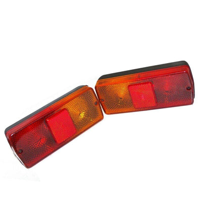 Tail Light Flasher Lamp Set LH RH With Bulb For Massey Ferguson Tractor - StellerGear