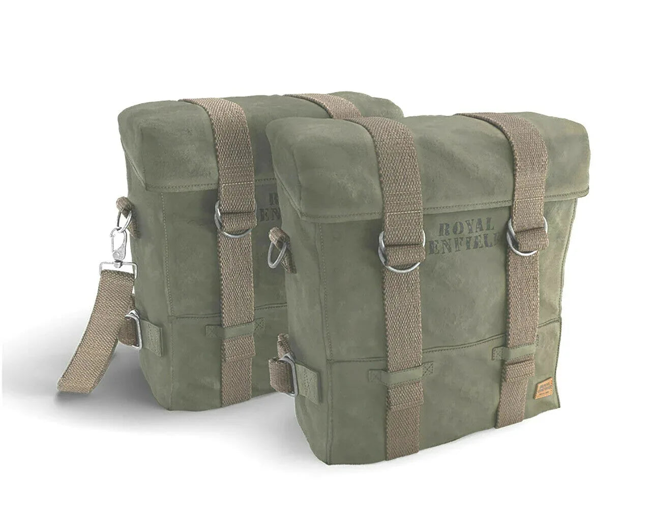 Military Pannier Pair FOR Royal Enfield Classic 350 and 500 MOTORCYCLE - StellerGear