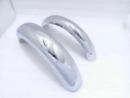 Chromed Mudguards Fenders front & Rear set FOR Royal Enfield Classic 500cc - StellerGear