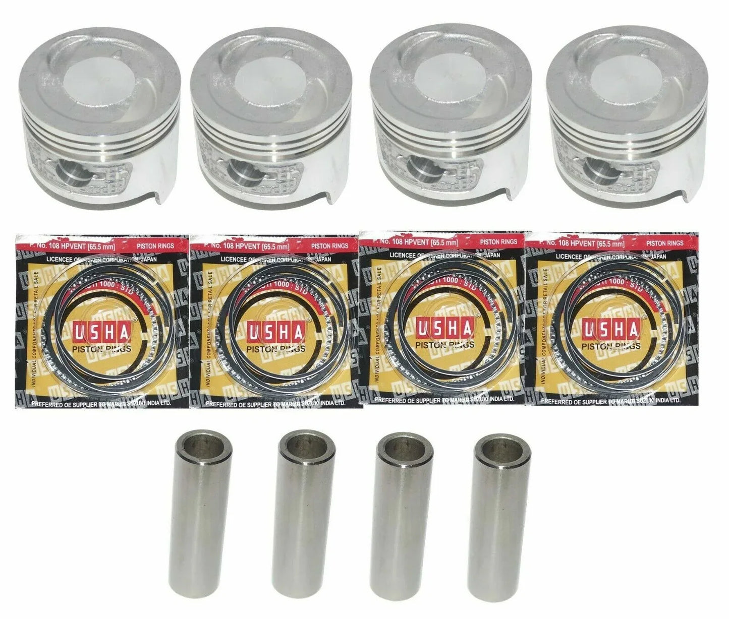 Fit For Suzuki Sj410 F10a Piston Rings & Pins Kit 0.25mm Oversize Samurai Old Models - StellerGear