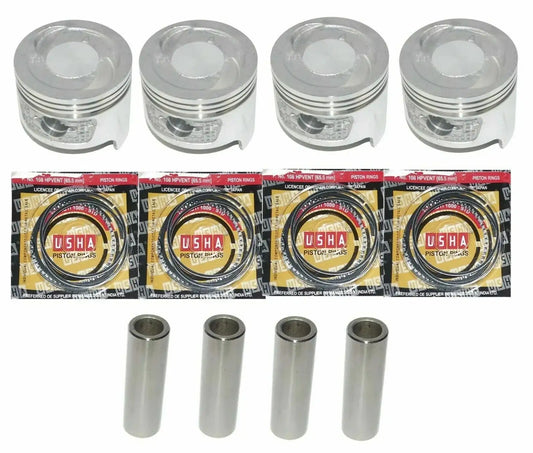 Fit For Suzuki Sj410 F10a Piston Rings & Pins Kit 0.25mm Oversize Samurai Old Models - StellerGear