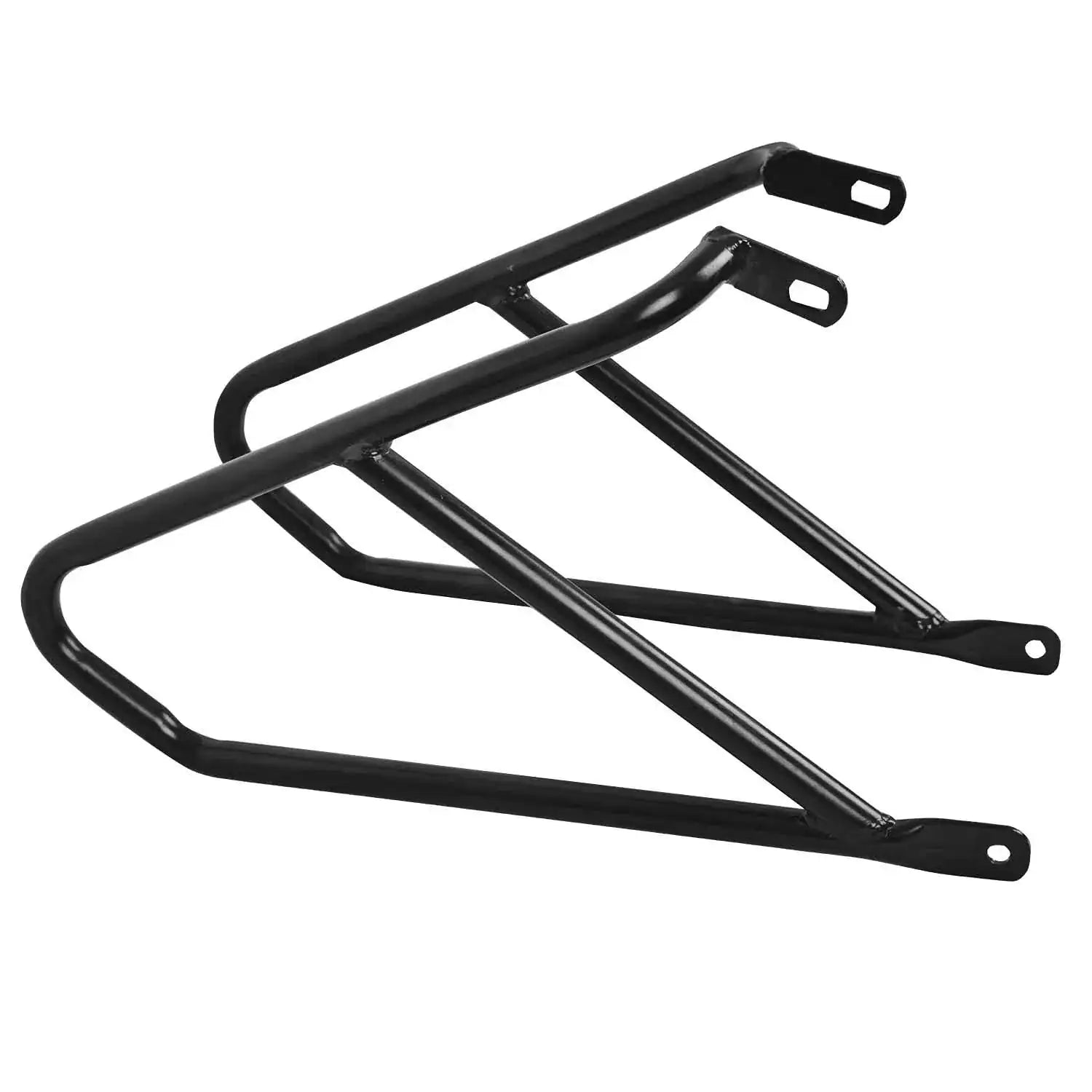 FIT FOR Royal Enfield Interceptor Pannier Saddle Bag Stay Bars Support Black Color - StellerGear