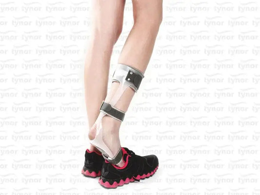 AFO Drop Foot Brace Ankle Orthosis Splint For Both R & L Foot-Medium - StellerGear