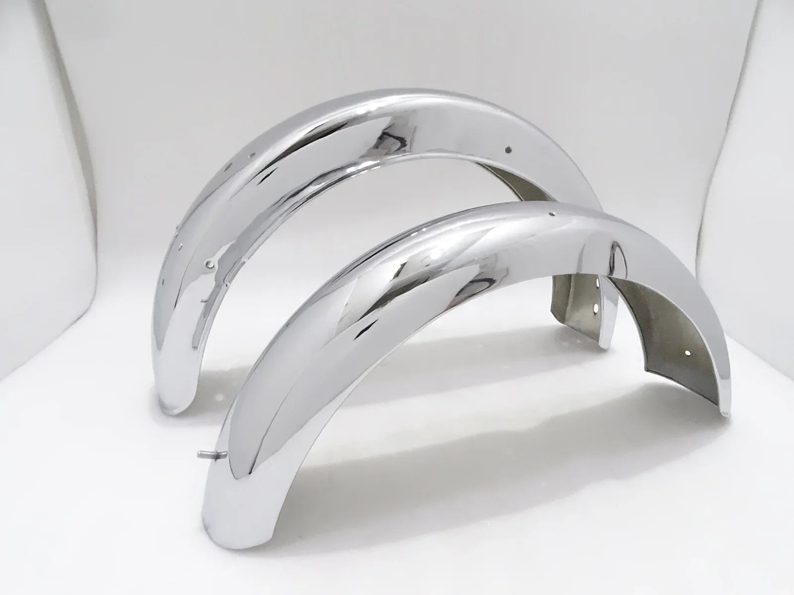 BSA A10 ROAD ROCKET MUDGUARD SET CHROME 1956 MODEL (PRE-DRILLED) - StellerGear