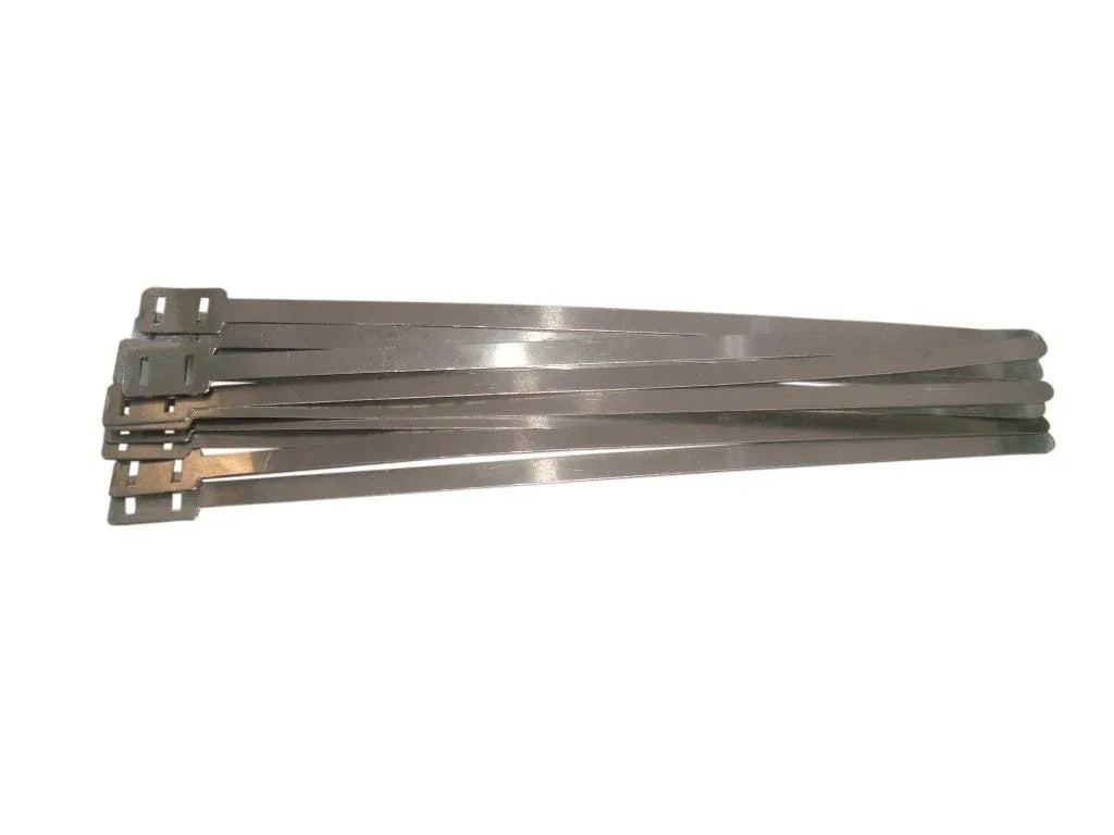 Aluminium Cable/Wiring Loom Ties/Cable Belt/Straps10X Lambretta/Vespa - StellerGear