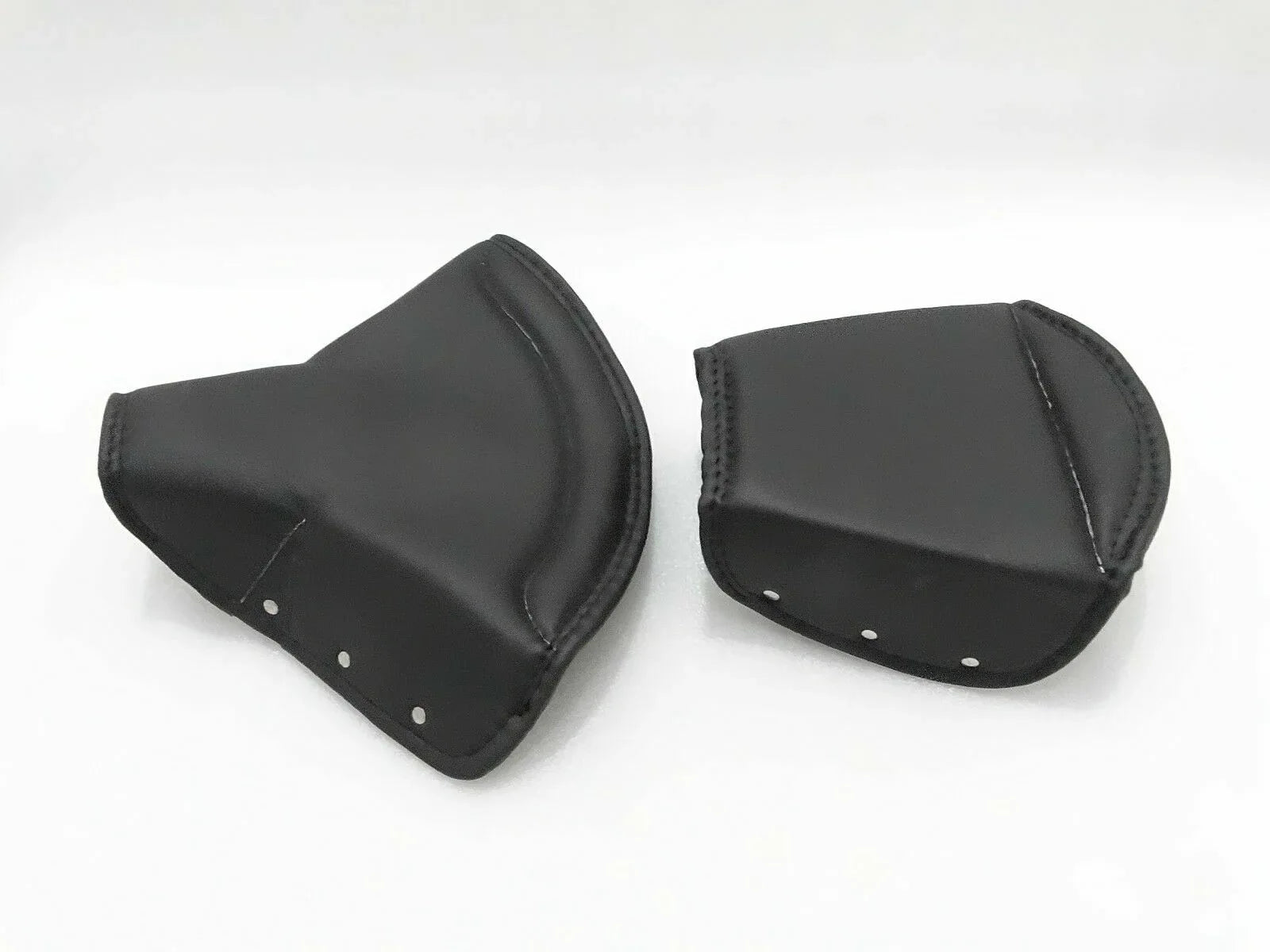ROYAL ENFIELD FRONT AND REAR COMPLETE SEAT COVER SET BLACK - StellerGear