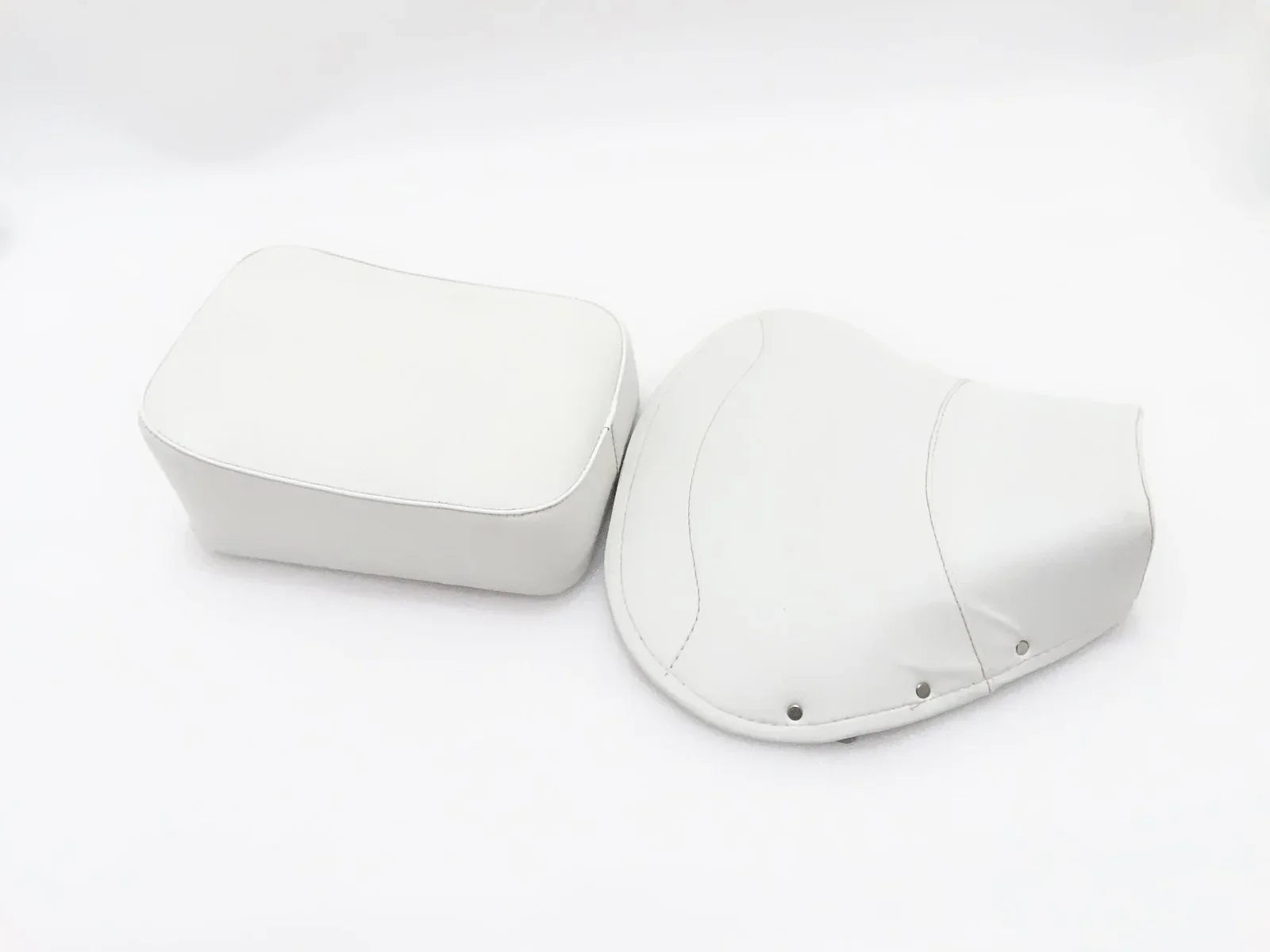 VESPA VBB,SUPER,PX,RALLY FRONT AND REAR SEAT COVER SET WHITE - StellerGear