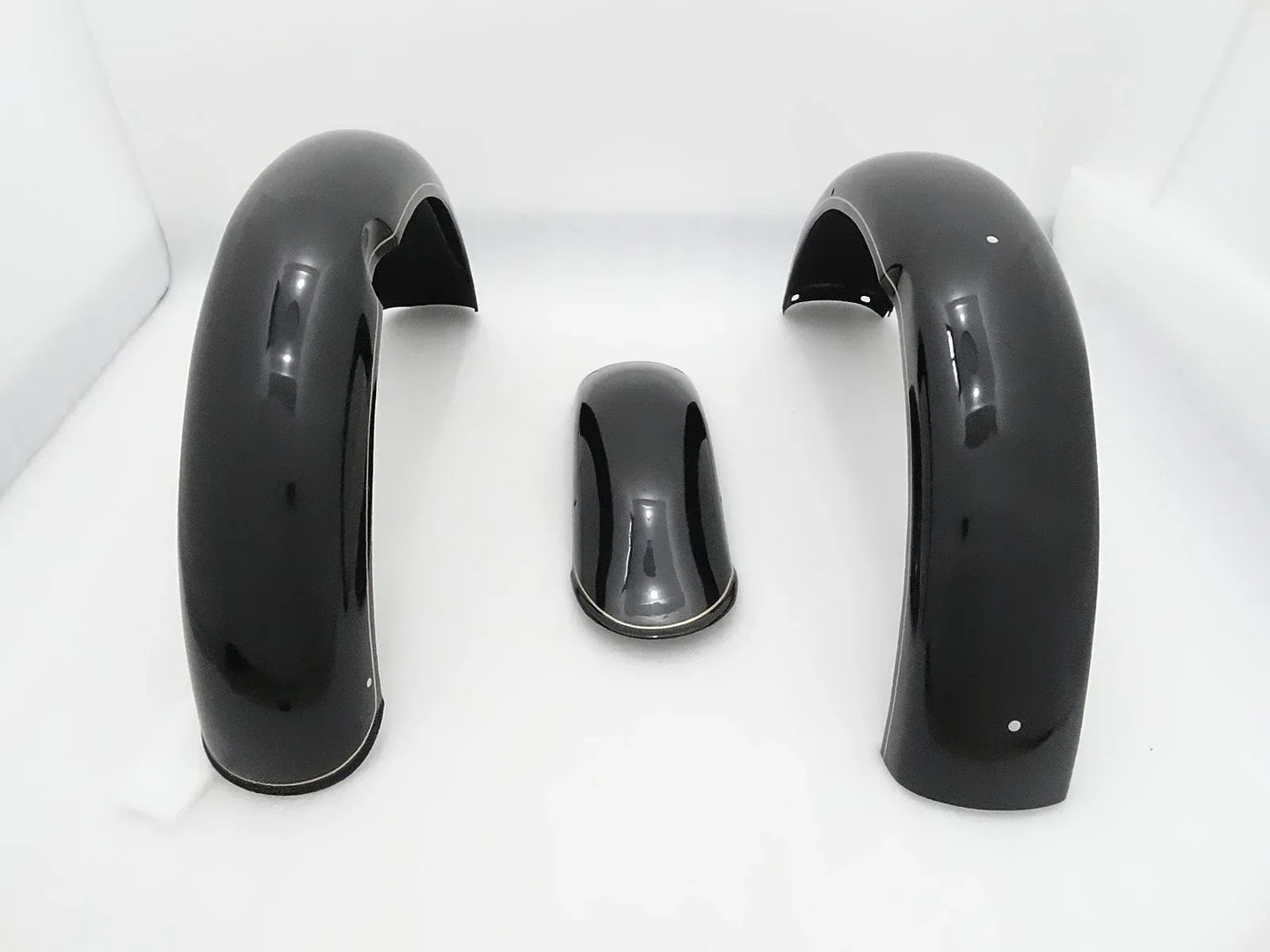 NORTON ES2 BLACK PAINTED FRONT AND REAR MUDGUARD SET - StellerGear