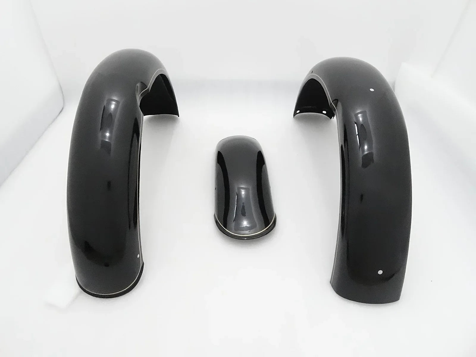 NORTON ES2 BLACK PAINTED FRONT AND REAR MUDGUARD SET - StellerGear