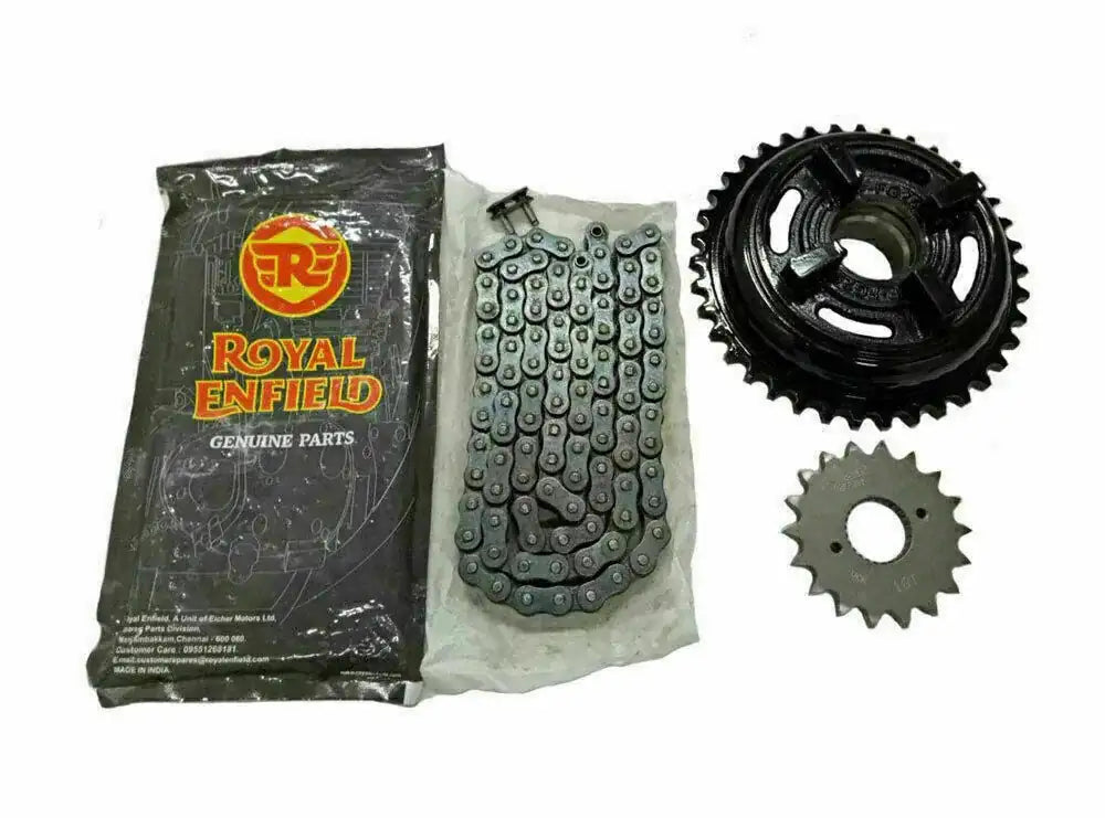 Royal Enfield Classic 350/500cc Complete Chain Sprocket Assembly #597462 - StellerGear