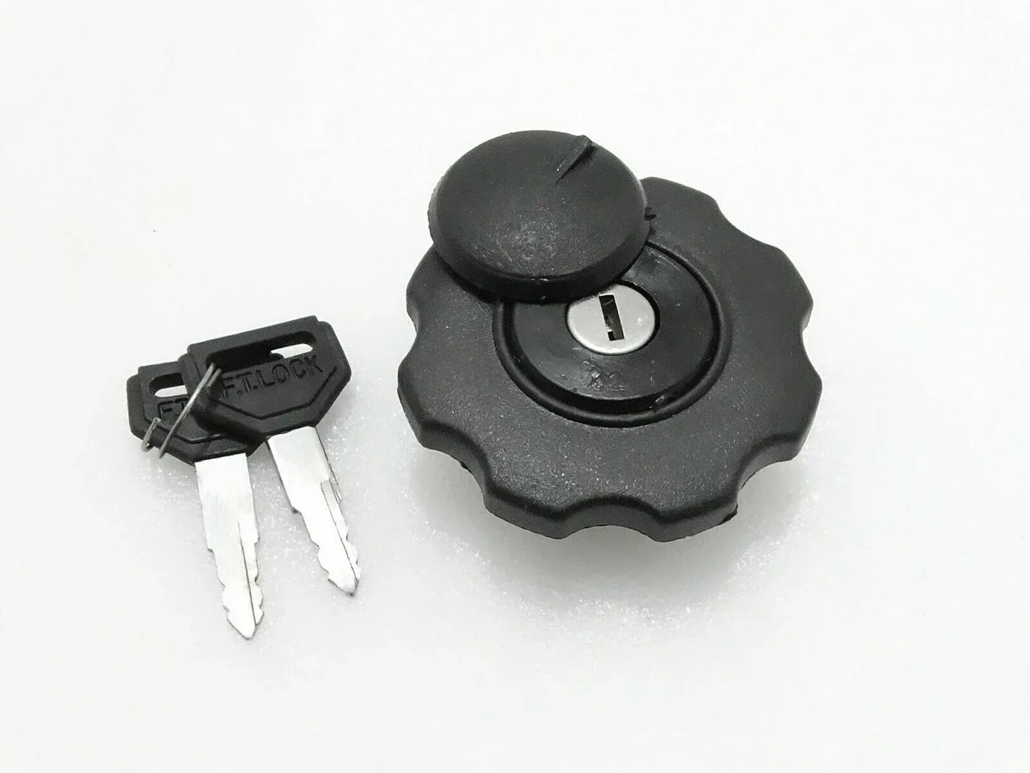 JCB LOCKABLE DIESEL FUEL TANK CAP FOR MODEL WITH KEY HOLE COVER +2 KEYS - StellerGear