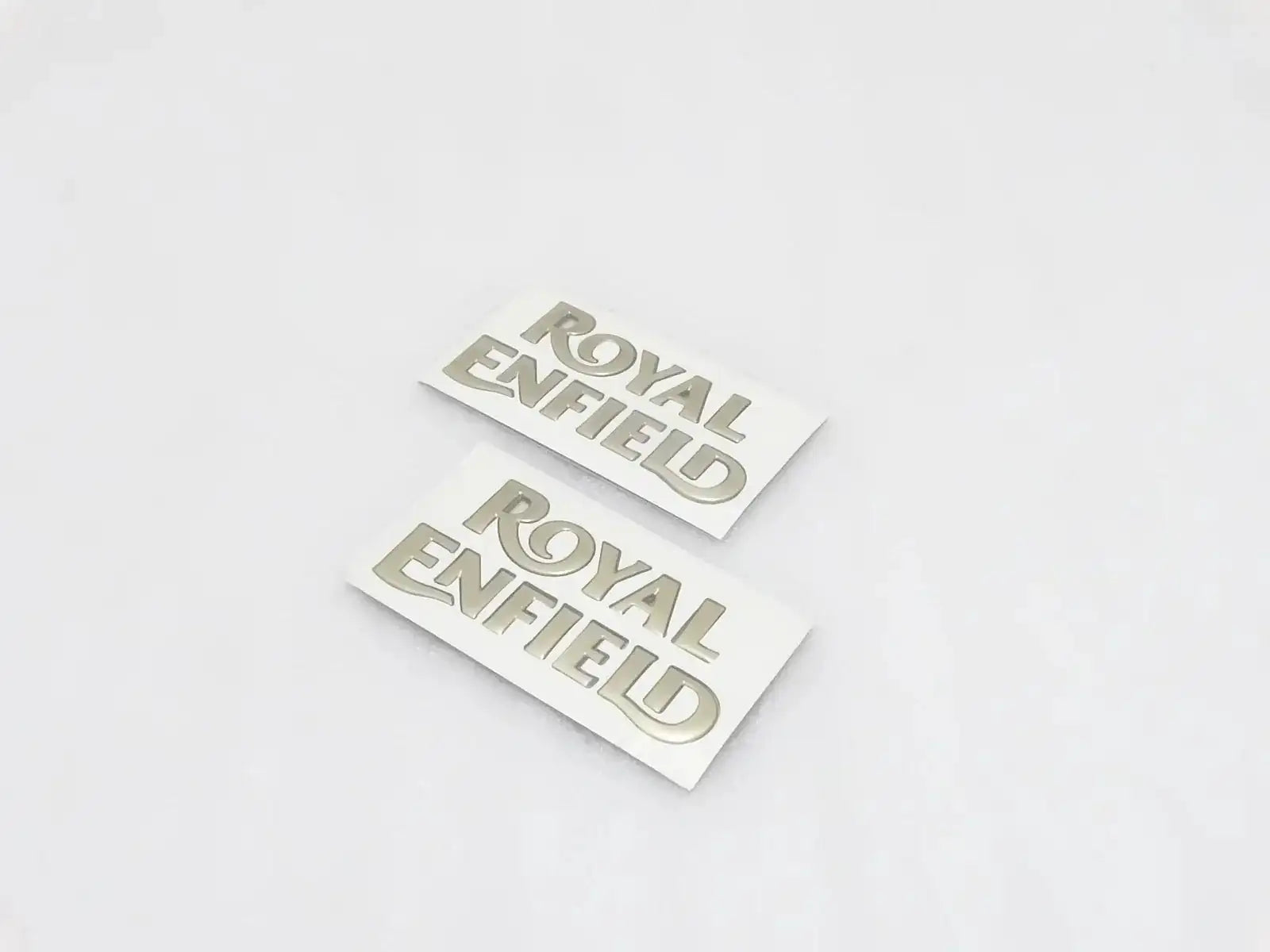 ROYAL ENFIELD FUEL TANK GOLDEN BADGE ENBLEM MONOGRAM - StellerGear