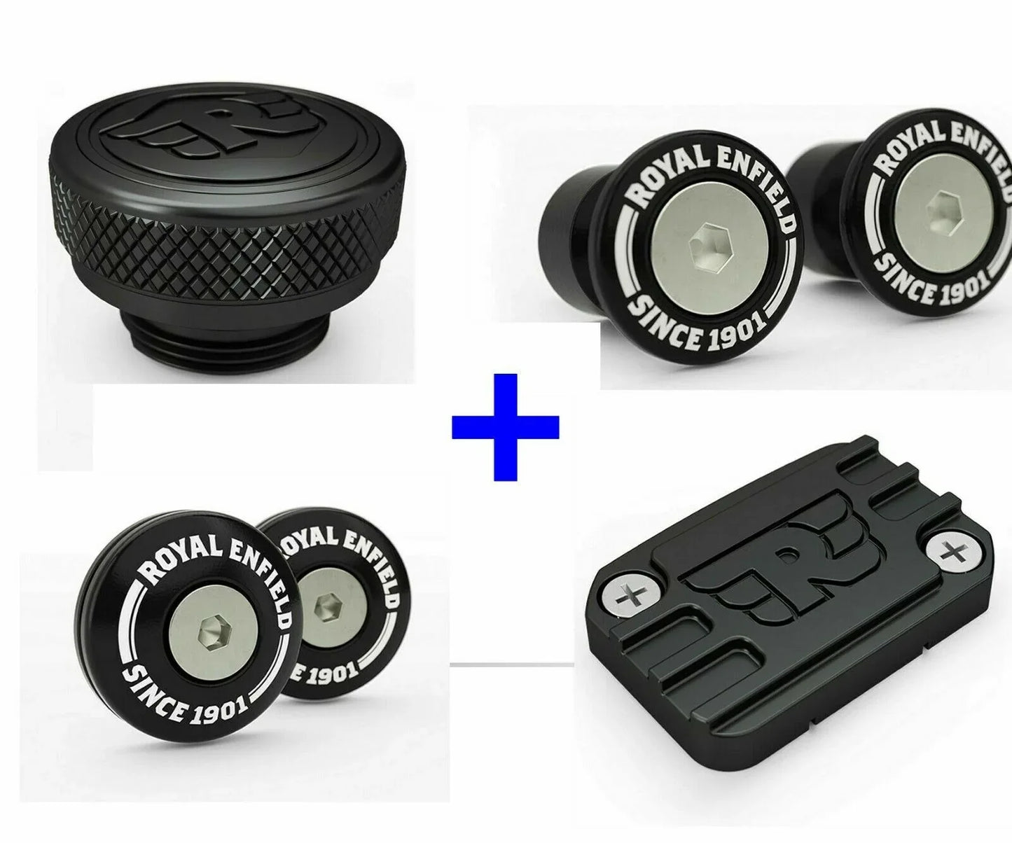 FIT FOR Royal Enfield Accessories "Combo Pack" of 4 For Interceptor & Continental GT 650 - StellerGear