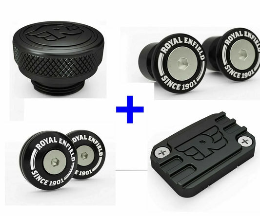 FIT FOR Royal Enfield Accessories "Combo Pack" of 4 For Interceptor & Continental GT 650 - StellerGear