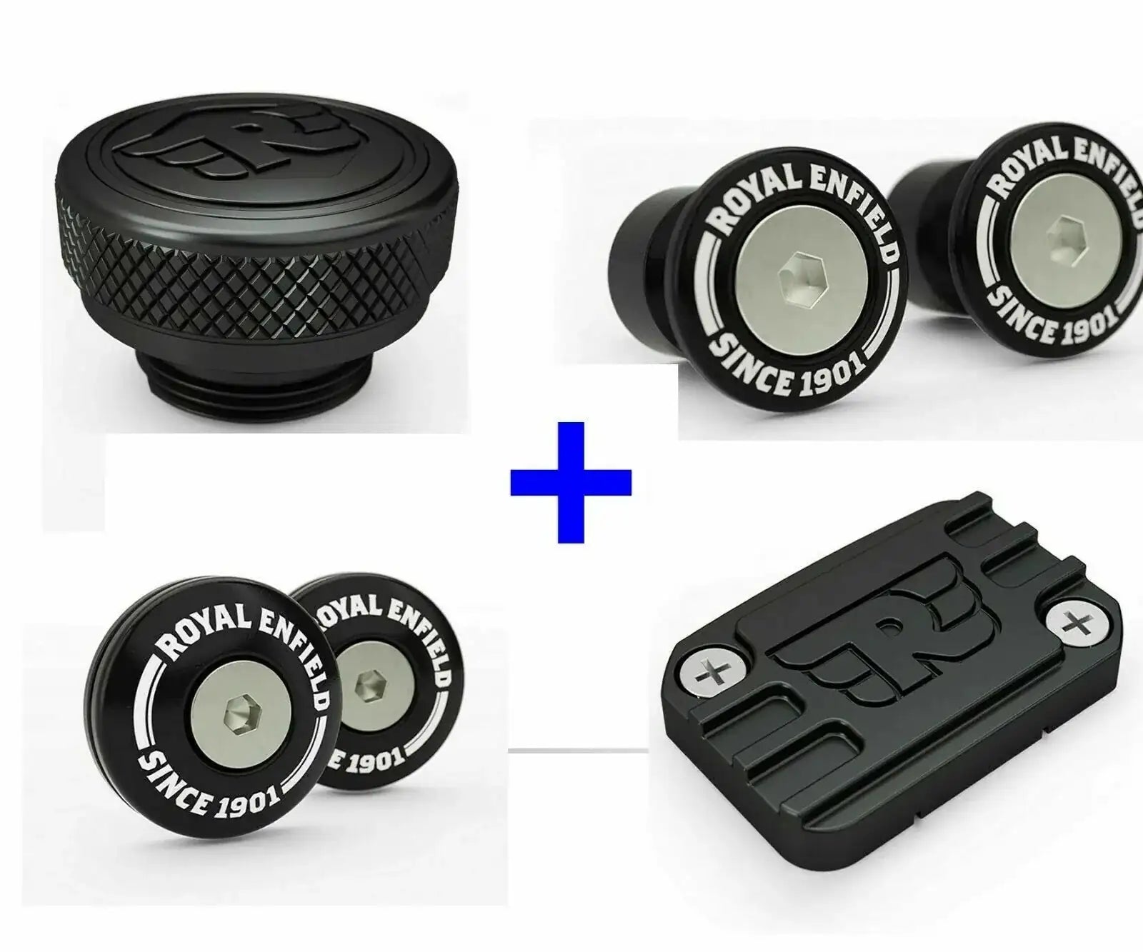 FIT FOR Royal Enfield Accessories "Combo Pack" of 4 For Interceptor & Continental GT 650 - StellerGear