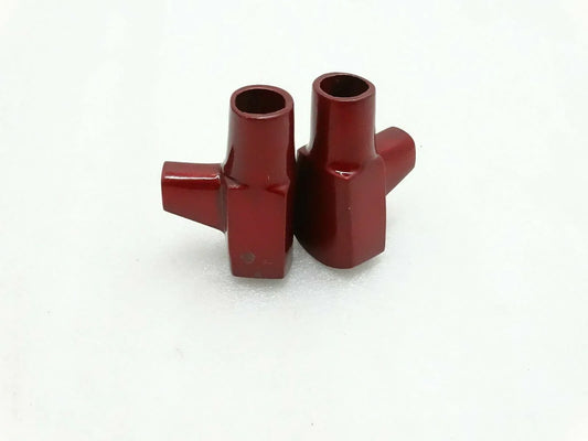 Lambretta Main Center Stand Boot Feet Red GP/LI/TV/SX (17MM) - StellerGear