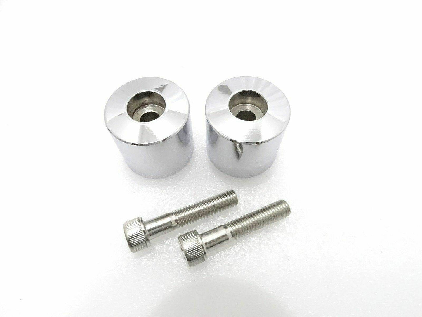 Fits Royal Enfield Chromed Handle Bar End Weights - StellerGear