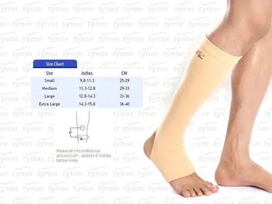 Tynor Anti-Embolism 15-20 mmHg Compression Stockings Knee -Small - StellerGear