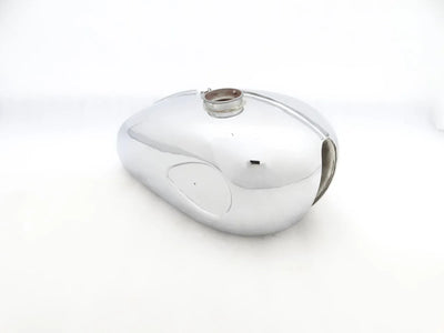 BSA A65 2 GALLON CHROME PETROL TANK (SMALL BADGES INDENT) - StellerGear