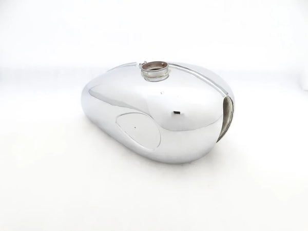 BSA A65 2 GALLON CHROME PETROL TANK (SMALL BADGES INDENT) - StellerGear