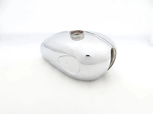 BSA A65 2 GALLON CHROME PETROL TANK (SMALL BADGES INDENT) - StellerGear