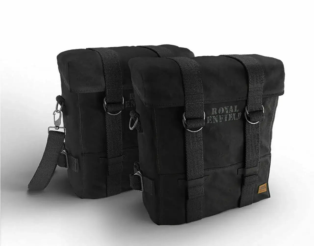 FOR Royal Enfield Classic 350CC 500CC EFI UCE Military Pannier Canvas Bag - StellerGear