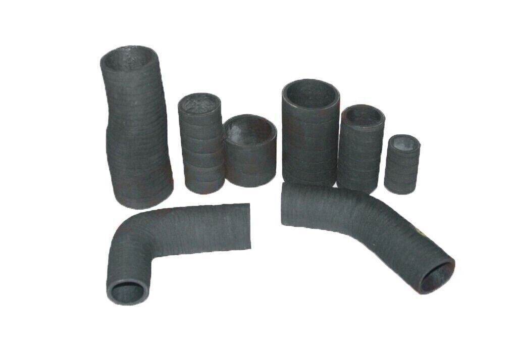 Fit For Massey Ferguson 135 Hose Pipe Kit Black Rubber - StellerGear