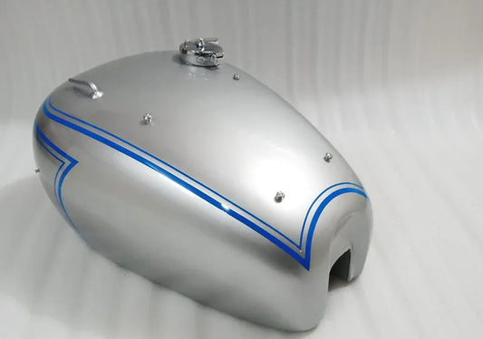 TRIUMPH 5T Speed Twin Silver Painted Alloy Petrol Tank(Modified) with Cap - StellerGear