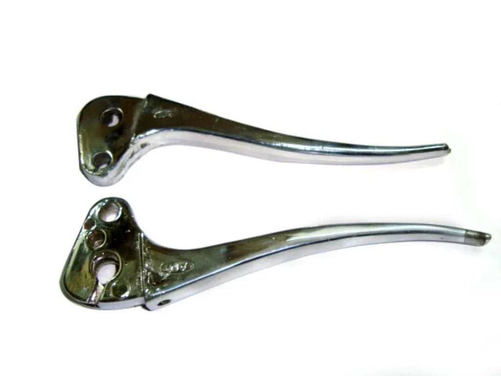 Chromed Clutch & Brake Lever Vintage Li Lambretta With Free Screw - StellerGear