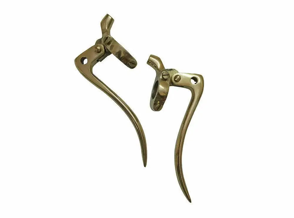 Universal Vintage Bikes Brass Brake and Clutch Lever 1" Handle Bar - StellerGear