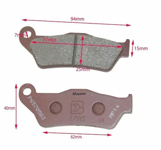 Front Brake Pad Set For Royal Enfield Himalayan - StellerGear