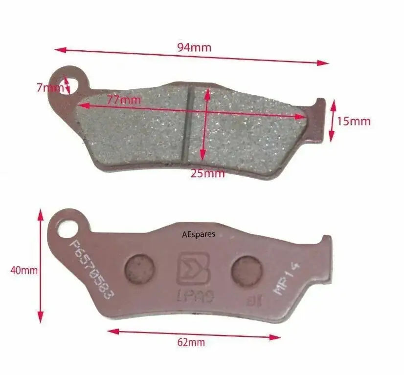 Front Brake Pad Set For Royal Enfield Himalayan - StellerGear